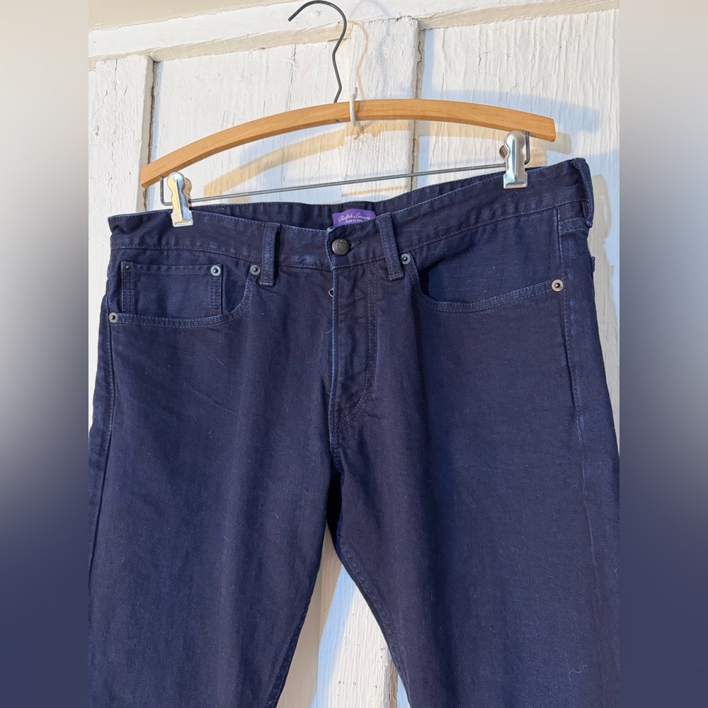 Ralph Lauren Purple Label Selvedge Denim Jeans Made In Italy READ - Picture 5 of 14